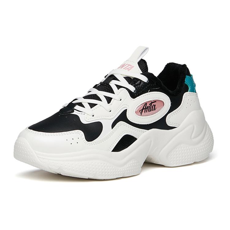 ANTA Casual Shoes Women's Low top White/Black 122148886-6