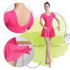 Chandini Adult Leotard Short for Dance and Ballet Size L Women's Dress, Sleeve, One-Piece Set, Lessons,