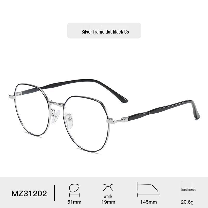 

2024 Металлические оправы для очков от близорукости с защитой от синего света для мужчин и женщин