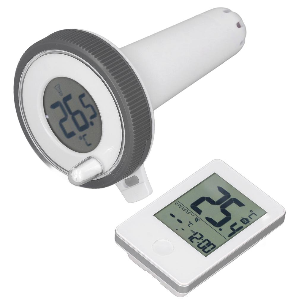 Thermometer Wireless Pool Thermometer LCD Display 0.1℃ Accuracy Waterproof Digital Floating Thermometer Temperature Meter