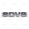 Car Styling SDV6 SDV8 3D ABS Badge Body Adhesive Emblem Sticker Decal  for Land Rover Ranger Rover Defender Velar Evoque bhrj9
