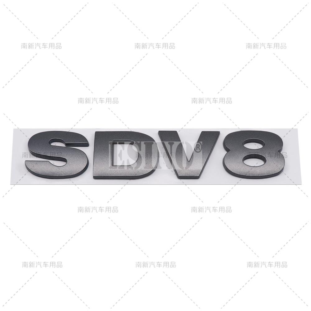 Car Styling SDV6 SDV8 3D ABS Badge Body Adhesive Emblem Sticker Decal  for Land Rover Ranger Rover Defender Velar Evoque bhrj9