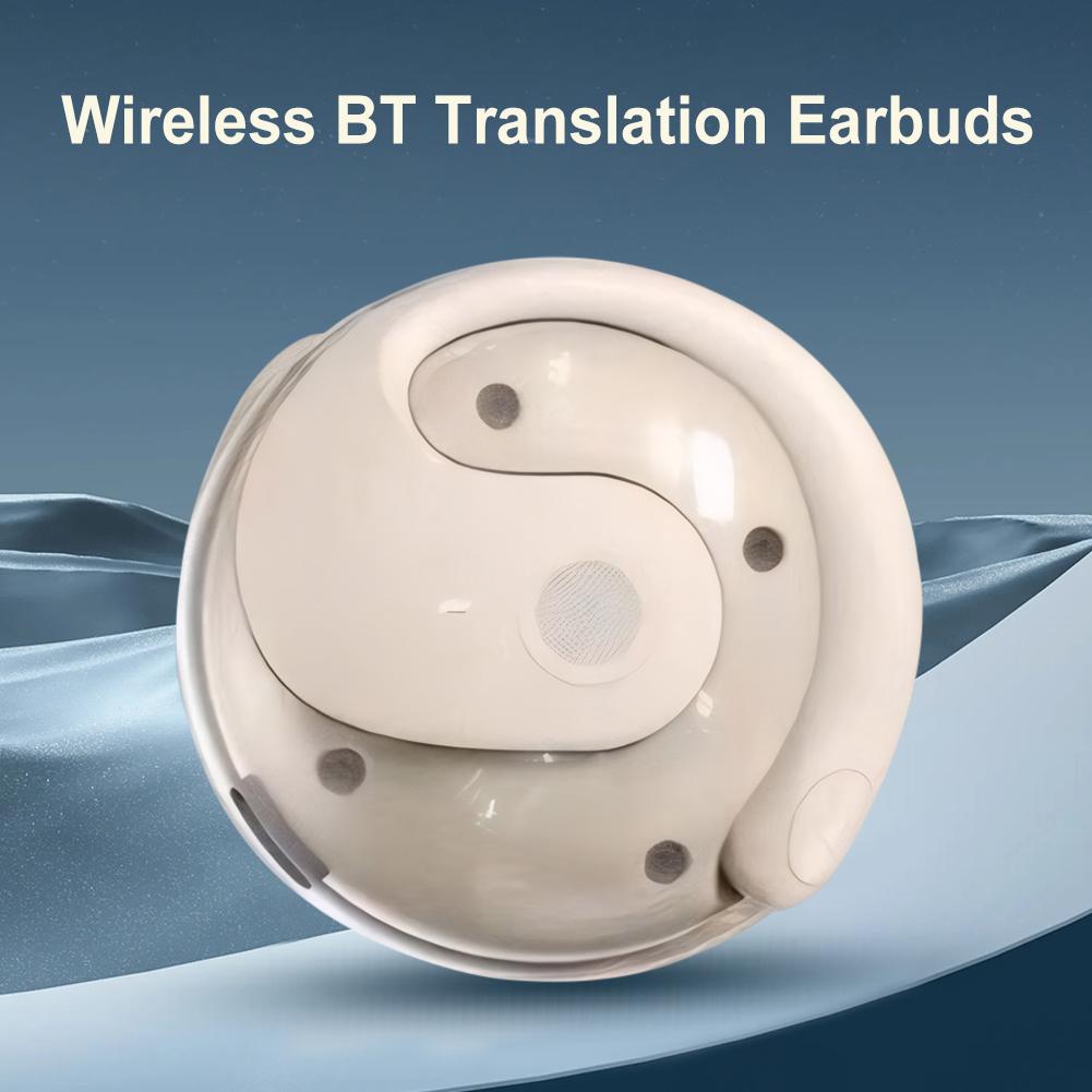 Wireless BT AI Translation Earbuds 144 Languages Real-time Language Translation Earphones for Travel Business and Learning