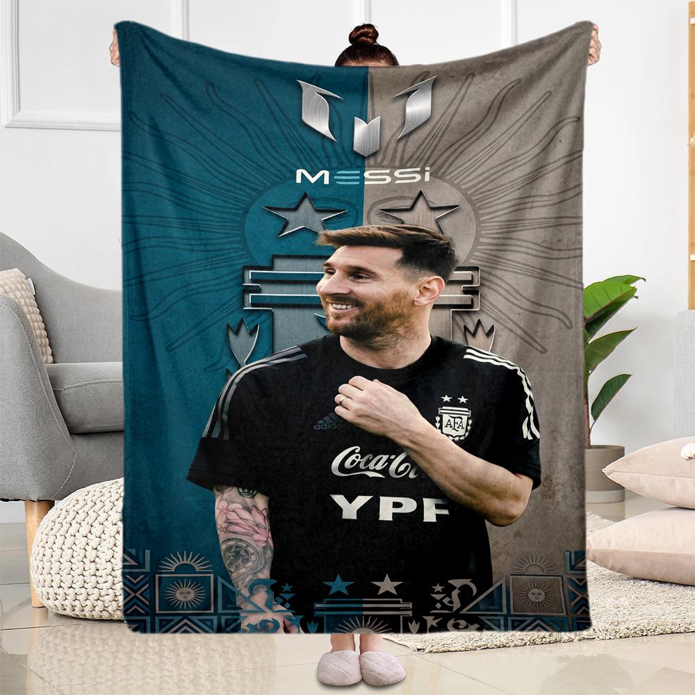 Messi 301 Blanket Comfortable Suitable for Bed Sofa Office Chair Four Seasons Universal Modern Birthday Christmas Gift Blanket