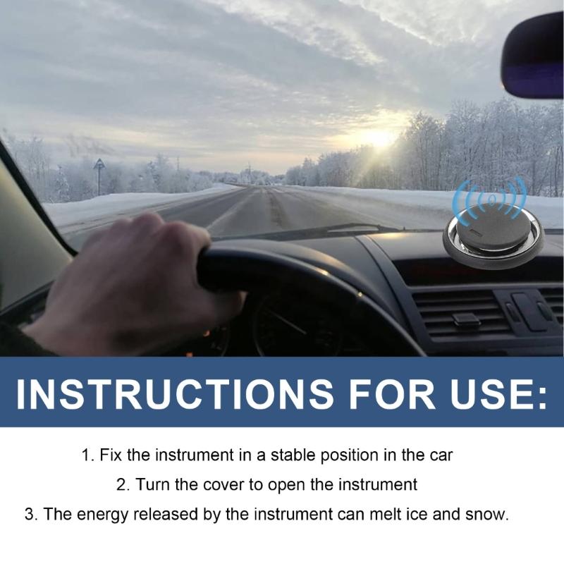 Winter Car Antifreeze Ornament Electromagnetic Molecular Windshield Snow Removal