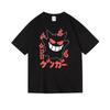 Pokemon Gengar Anime T-shirt 2025 Summer Pastel Pink Cotton Tee Ghost Type Japanese Streetwear Casual Tops for Men Women