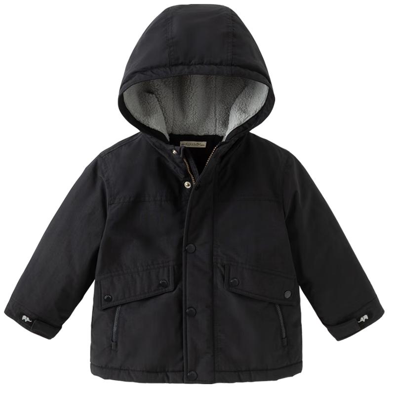 David & Bella Kids' Hooded Fleece-Lined 3-Proof Winter Padded Jacket