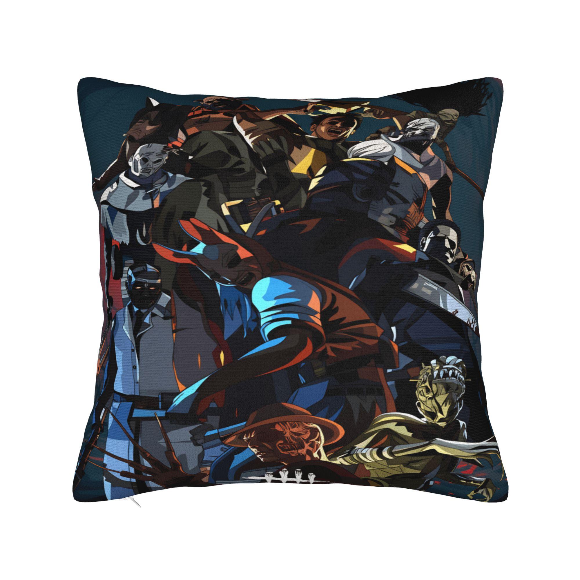 

Pillow Case Game D-Deads-By-D-Daylight Print Pillow Cover For Couch Sofa Bedroom Funny Pillowcases 12x12Inch