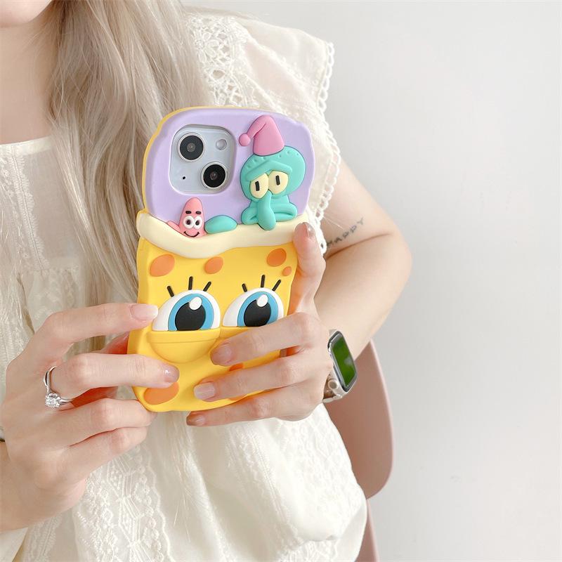 

SpongeBob & Squidward PVC Anti-fall Protective iPhone Case iPhone 11