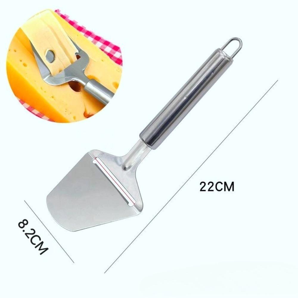 

Stainless Steel Wire Cheese Slicer Cheese Planer Tool Adjustable Thickness Cutter Soft Semi-Hard Hard Cheeses Kitchen Cook Tool