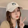 Cotton Vintage Baseball Cap Korean Teenagers Hat Retro Rabbit Baseball Cap  Outdoor