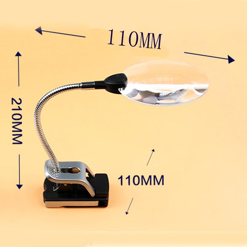 Miflame LED Clamp Magnifying Desk Lamp