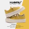 Globale Mango Canvas Schuhe Damen ZHQ-HQ077 Frühling neu dicksohlige erhöhende Board Schuhe vielseitige Freizeitschuhe Damen