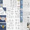 Water Soluble Flower Embroidery Patternser Animal Patterns Daisy Flowers Stick and Stitch Embroidery Paper Hand Sewing DIY