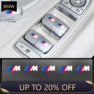BMW Emblem Auto Dekor Aufkleber Scheibenwischer Aufkleber für BMW M M3 M4 M5 X1 X3 X5 X6 X7 F10 F20 F22 F30 G20 G30 Performance