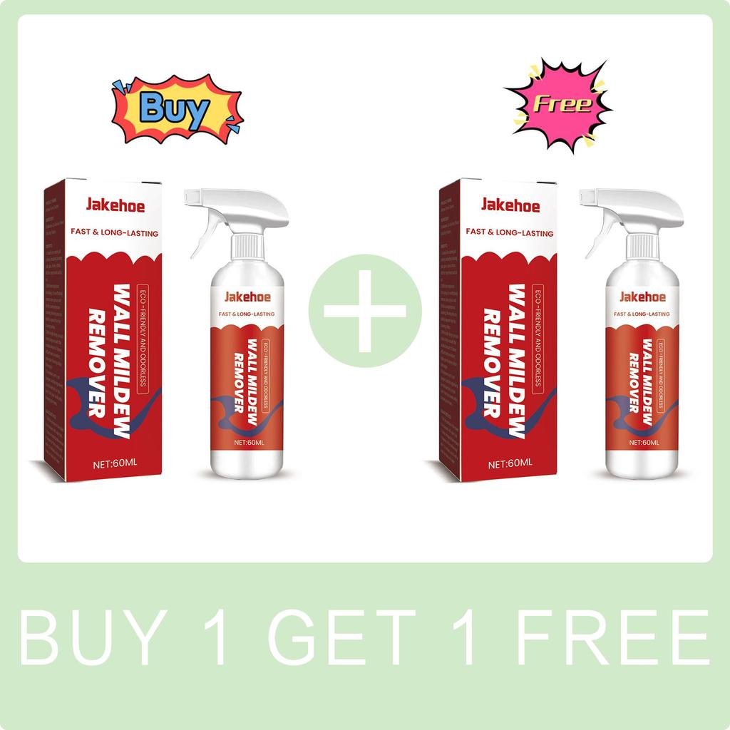 60ml Multi-Surface Mold Cleaning Spray - Effective Mold & Mildew Remover for Walls Bathrooms & Kitchens - Gaps Cleaner