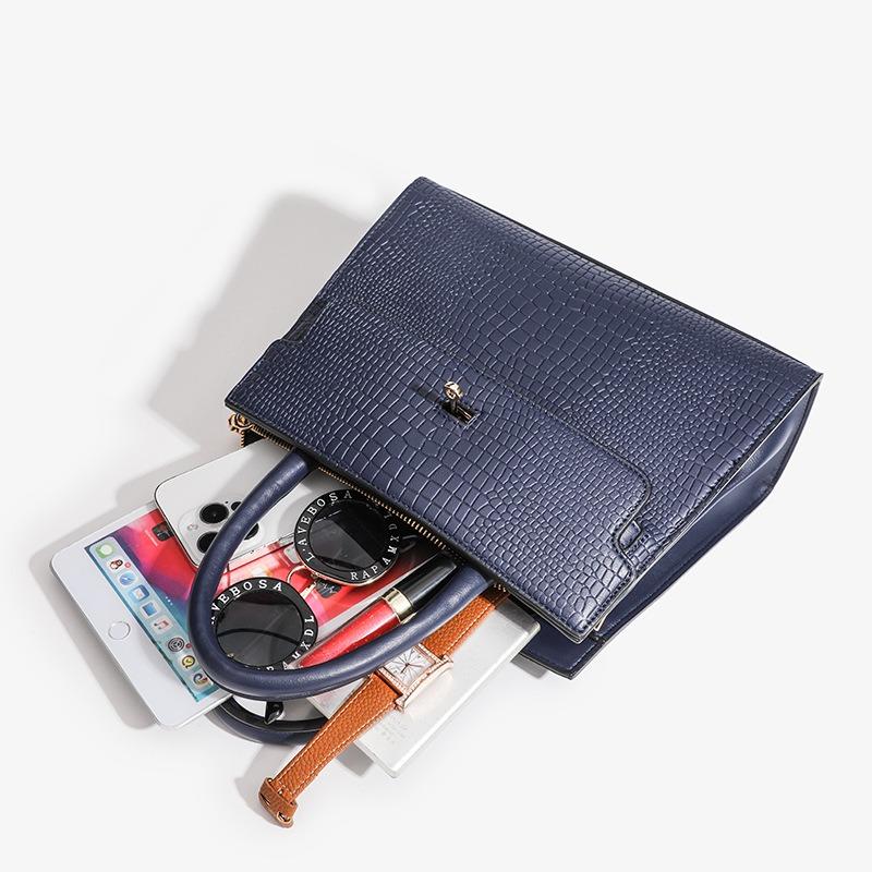 Hvauen Leder mittelgroße und Damenhandtaschen, neue High-End Handtaschen mit großem Fassungsvermögen, Geschenk-Muttertaschen.