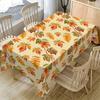 Autumn Maple Leaf Rectangle Table Cloth for Table Decor Kitchen Dining Waterproof Reusable Tablecloth for Tables Dining Room
