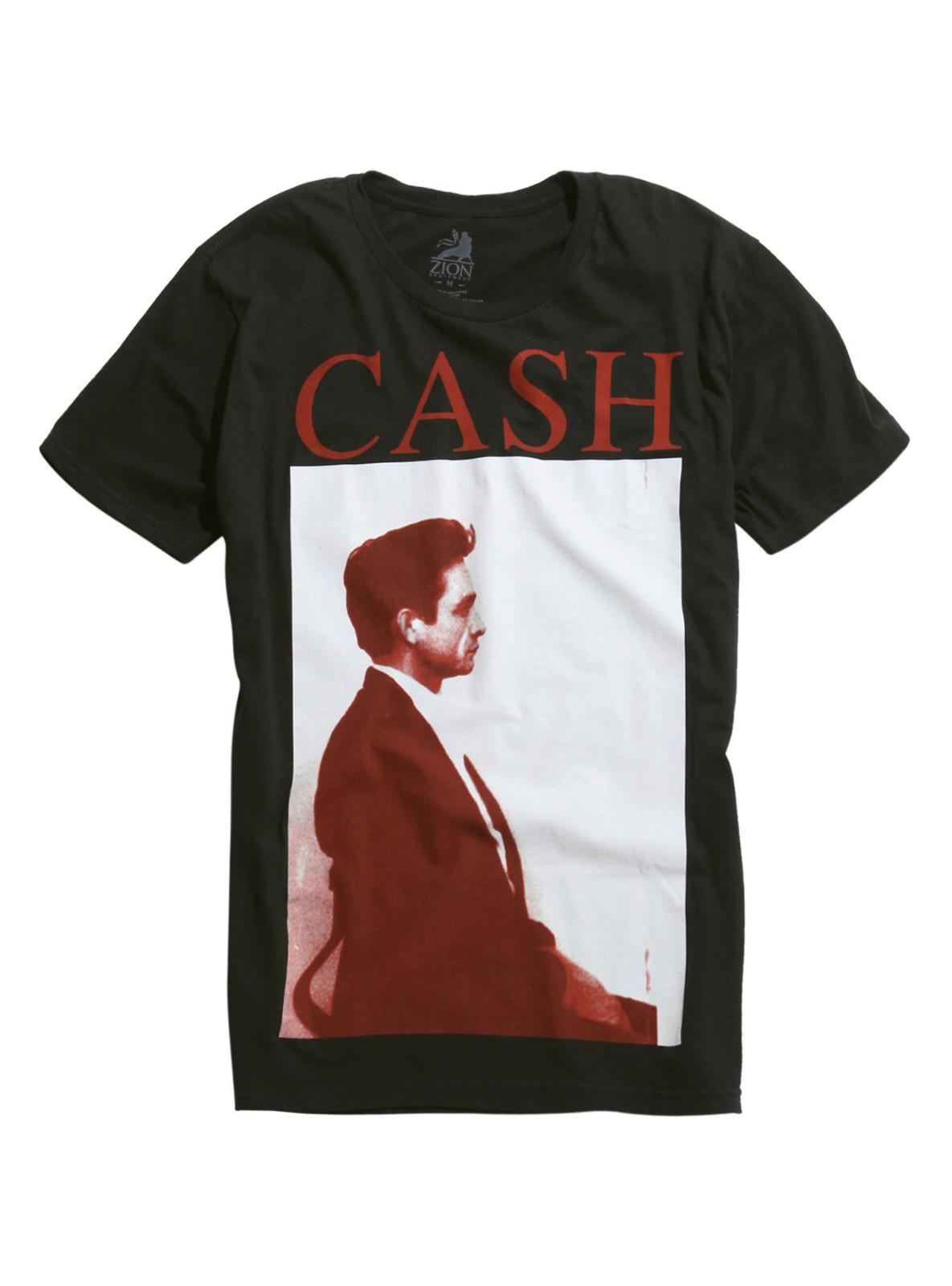 Johnny Cash Mugshot Profile T-Shirt S