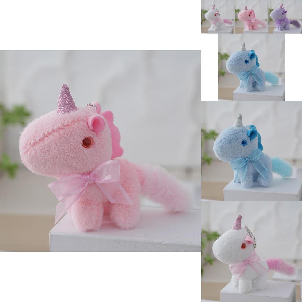 Entzückender Plüsch-Einhorn-Schlüsselanhänger mit weicher PP-Baumwollfüllung in verschiedenen Farben