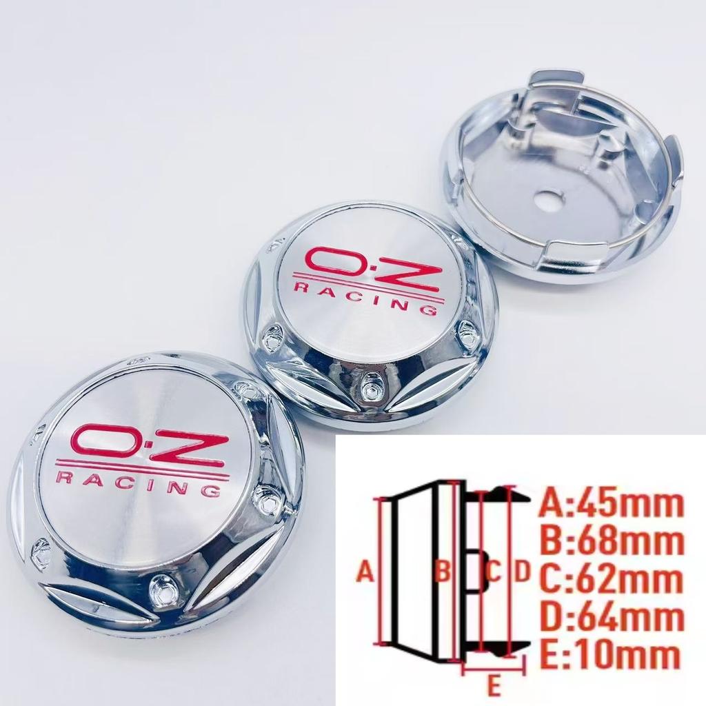 4 Stück 68mm OZ Racing O.Z Auto Rad Center Nabe Felgenkappe Styling Abdeckung Emblem Abzeichen Aufkleber Zubehör