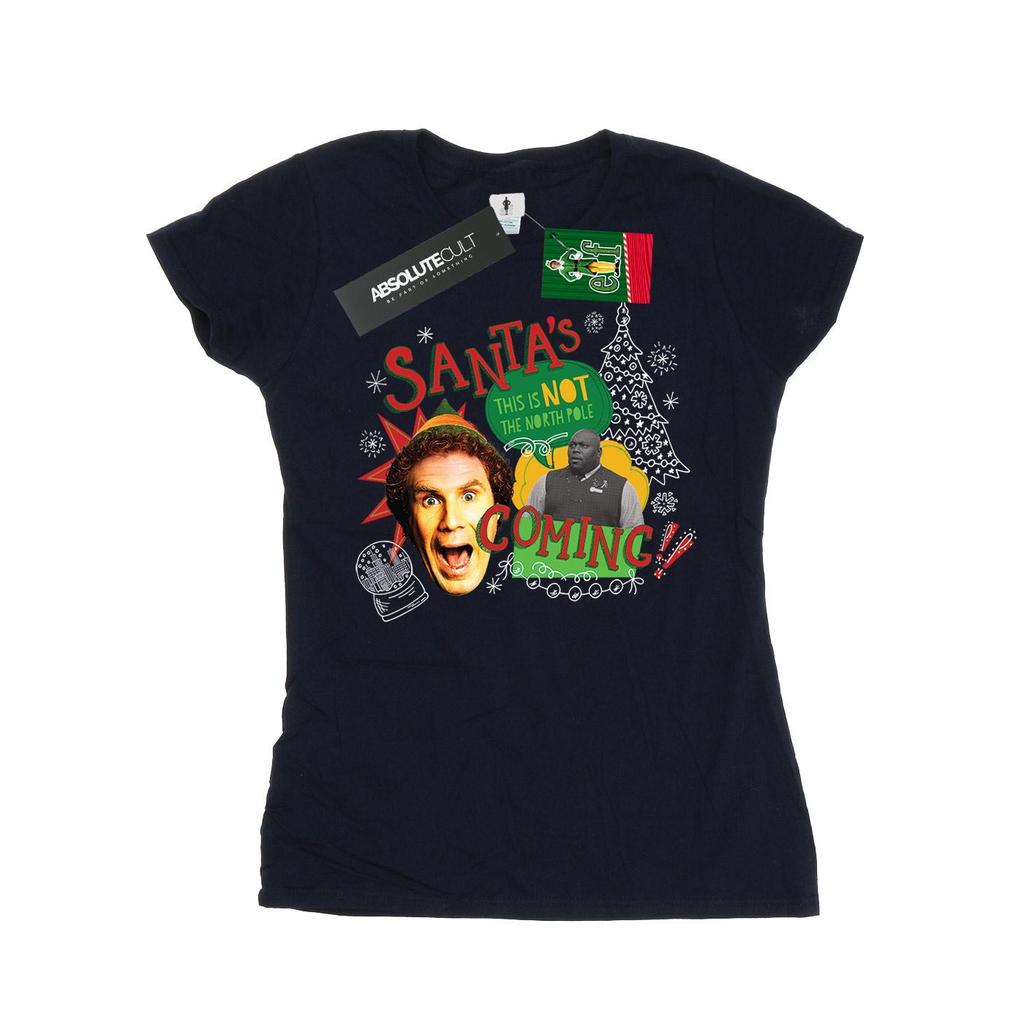 T-shirt in cotone Elf da donna/signora Polo Nord