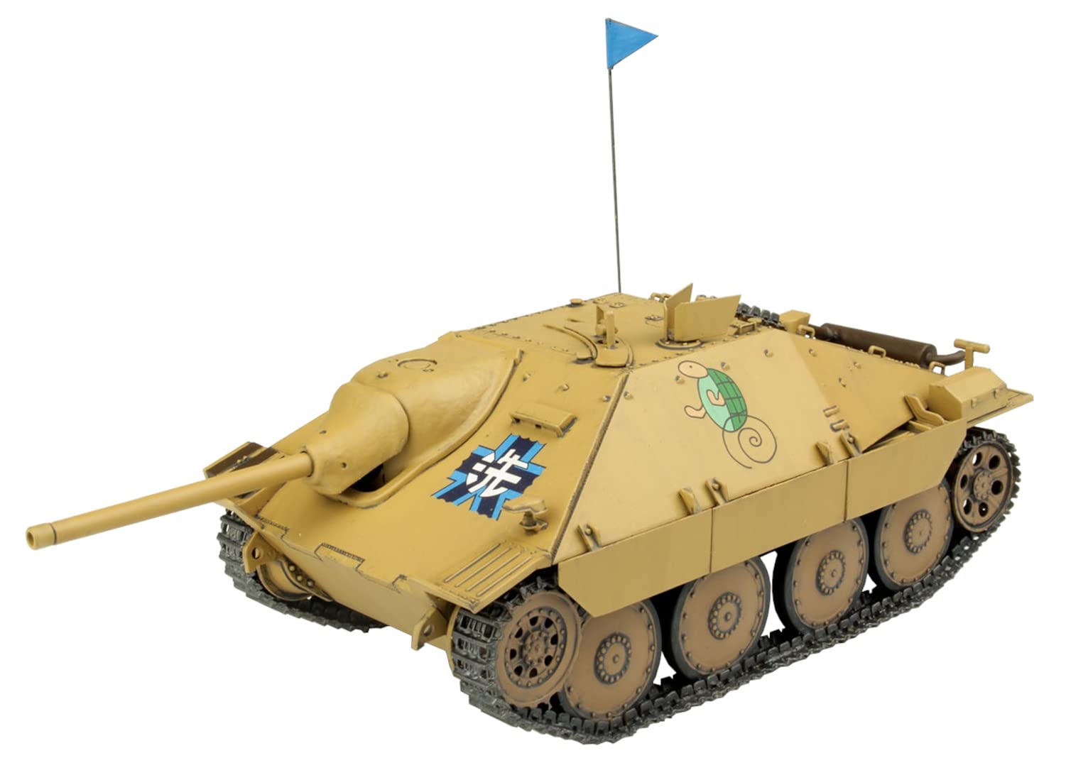 

PLATZ Girls Panzer Final Chapter Kai Turtle Team Celebrates 10th Scale Plastic Model Molded Color & 38(t) (Hetzer Specification) Anniversary! 1/35