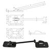 6 zoll Tür Latch Halter Fangen für Anhänger Camper Ersatz T-Stil Tür Halten Haken Kunststoff Fangen Latch Halter