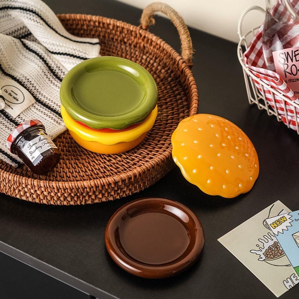Food-grade Glaze Cute Seasoning Dish Stackable Creative Snack Tray Birthday Celebration