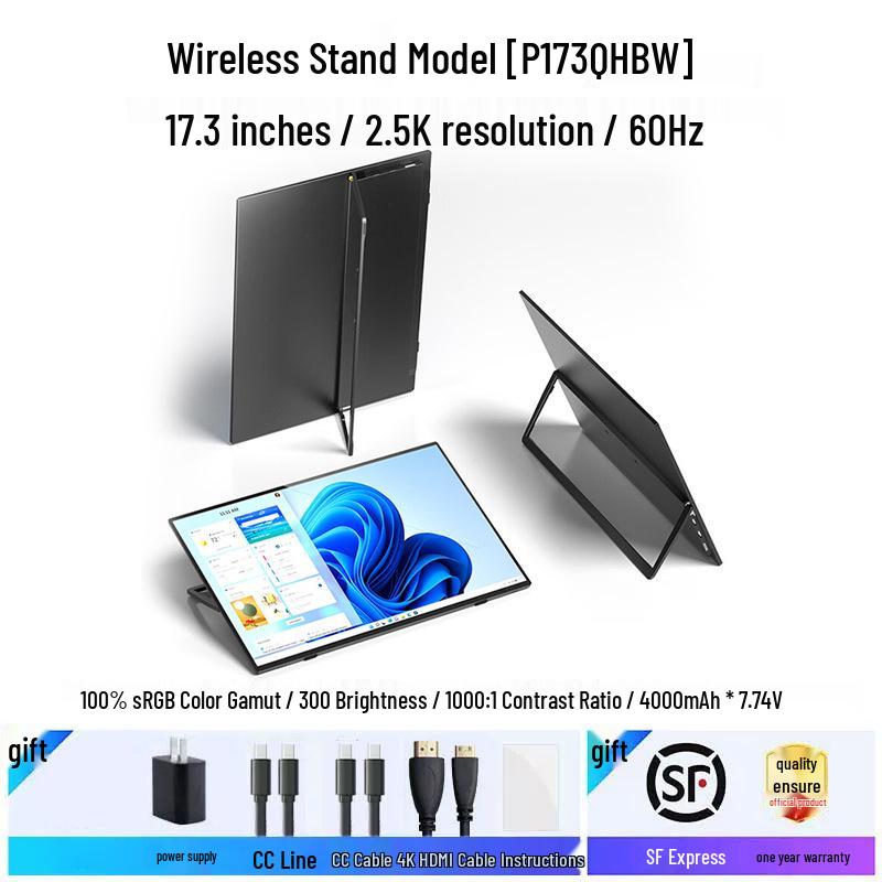 15.6" 4K Touch OLED 144Hz Portable Display for Switch