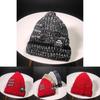Fashionable Unisex Knitting Cap Hat With Embroidery Label For Hip-hop Enthusiasts