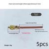 5Pcs 3.4Mpa Copper Air Conditioner Refrigeration Valves Durable HVAC Accessory for Residential Commercial Cooling System Repair