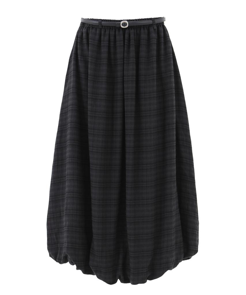 Plasma Sphere Belt Set Air Check Puff Balloon Flare Mini Skirt_ 2 Colors