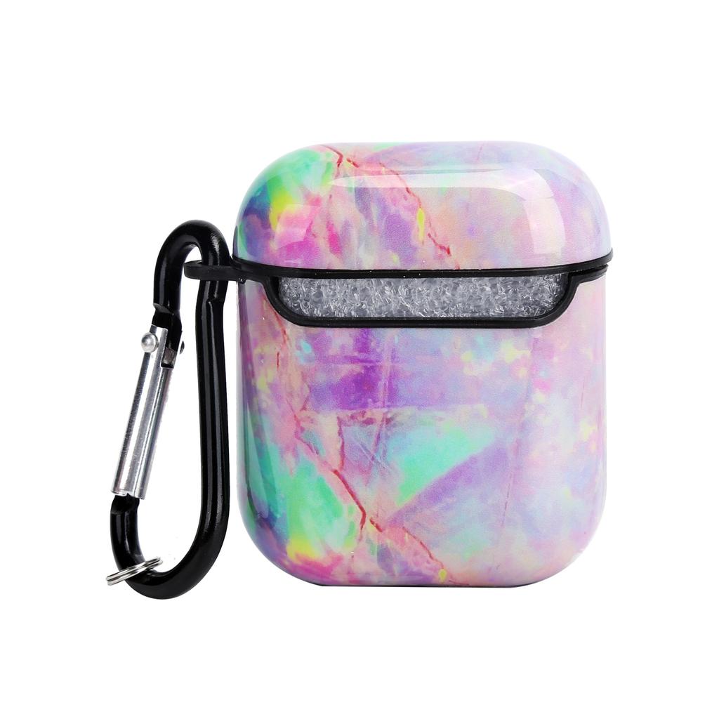 ABS Earphone Cover Case Sleeve Protector with Hanging Buckle for IOS Earbuds 1 2