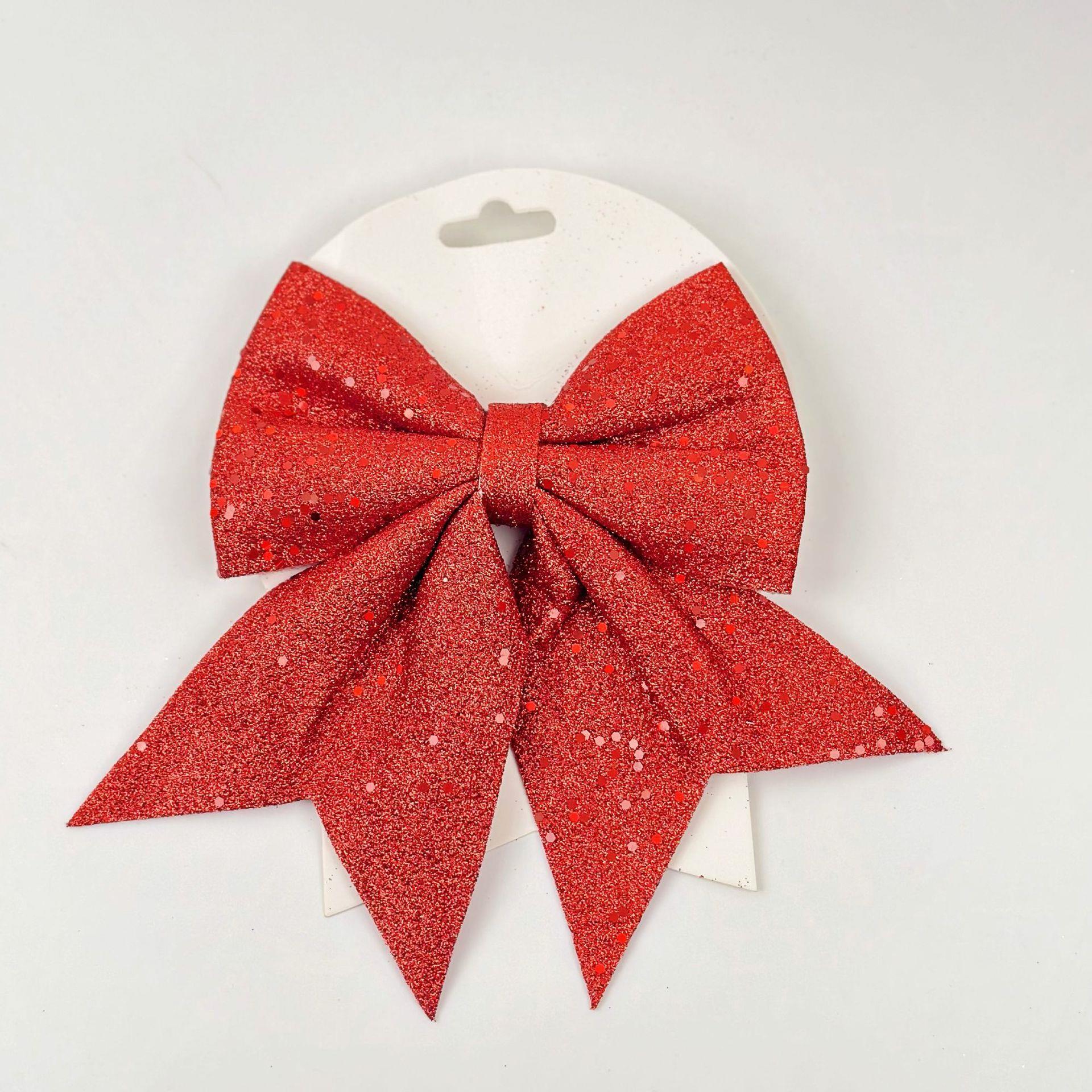 

Colorful Christmas Tree Glitter Bow & Butterfly Ornament