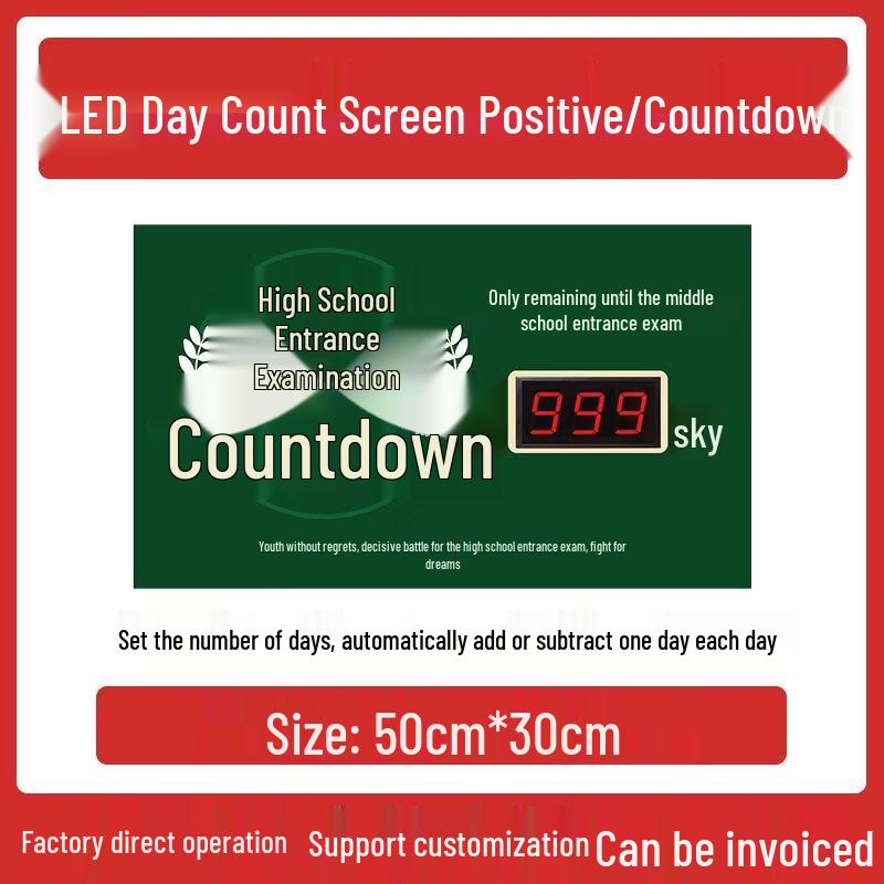 LED Exam Countdown Timer