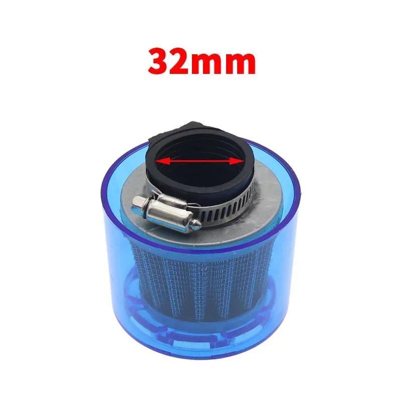 28/32/35/38/42mm Universell Blå/Röd Motorcykel Motorcykel Luftfilter Rengörare 50cc 110cc 125cc ATV PIT Dirt Bike Stänksäker