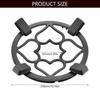 Heavy Duty Cast Iron Practical Gas Stove Stand Gas Stove Bracket Cast Iron Detachable Rack Gas Stove Cooker Adapter