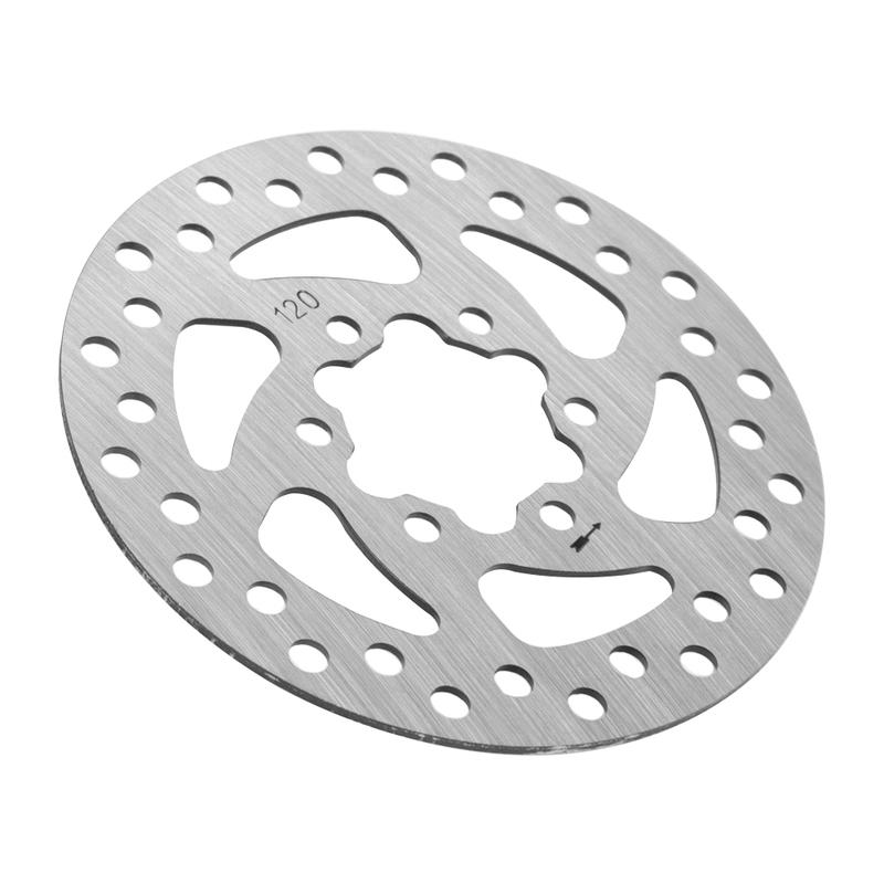 120mm 6 Holes Disc Brake Rotor Universal for VSETT 9 9+ for ZERO 8X 9 Electric Scooter Colorful Brake Disc Rotor With Screws