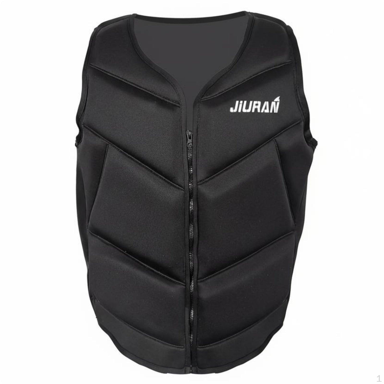 Adult Buoyancy Vest Lightweight Swim Comfortable Zippered Flotation Jacket for Children,