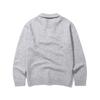 LEDEPT Washable Half-Zip Collar Knit [Light Gray]