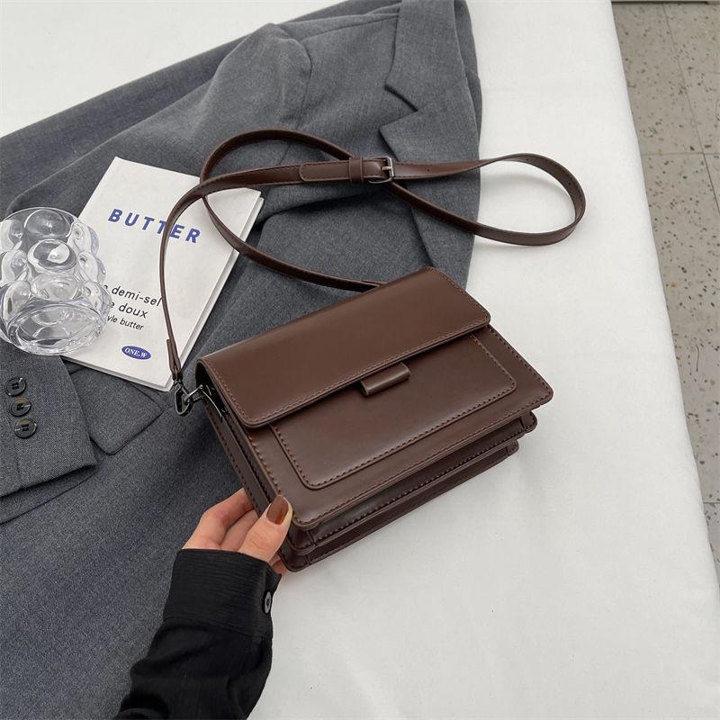 Autumn and Winter High-end Bag Women's Popular New Trendy Korean Version Versatile Single Shoulder Crossbody Fashion Small Square Bag