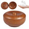 Shaving Bowl Wooden Lather Bowl with Lid Sealing Shave Cream Holder Foam Shaving Bowl Men Shaving Soap Cream Bowl