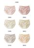 Women's Antibacterial Mid Waist Seamless Summer Thin Underwear