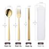 ZISIZ Portable 304 Stainless Steel Cutlery Set
