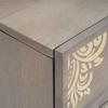 Nightstand Set of 2 Gray 40 x 33 x 46 cm Solid Mango Wood