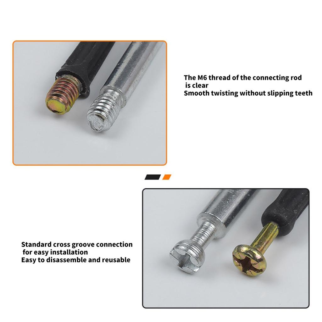 20Pcs Furniture Connector Wardrobe Eccentric Wheel Removal Fastener Connector for Panel Furniture Dressers Drawer