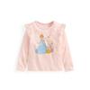 Of Girls' Long-Sleeved T-Shirts, Pure Cotton Girls' Bottoming Shirts, Cartoon Baby Pullovers, Shoulder Gauze Princess Children's Clothing for Girls