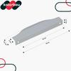 Kotarbau® Modern Aluminum Silver Edge Furniture Handle 160/180 Mm Set Of 2