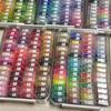 Large Capacity Fuse Beads Organizer Clip Closure with Cover Melting Beads Storage Case Square Design Space Saving